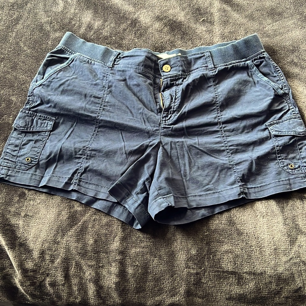 Sonoma Women's Blue Cargo Shorts